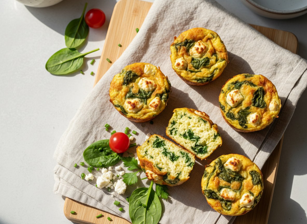 Feta & Spinach Egg Muffins
